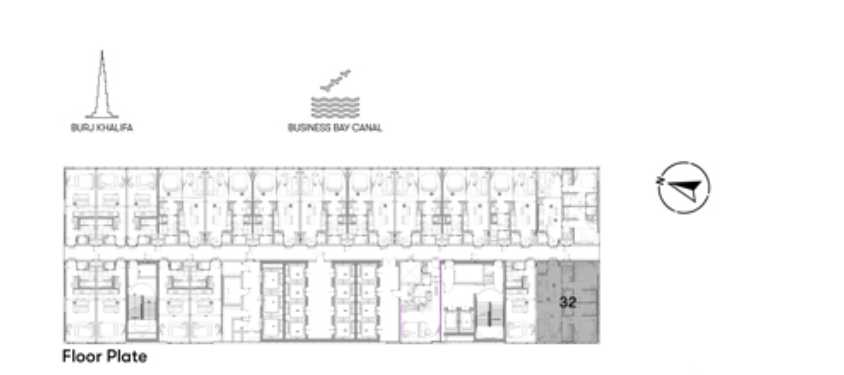 Type 1 - Floor 21-25- 2BHK